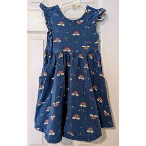 Hanna Andersson sleeveless rainbow skater dress